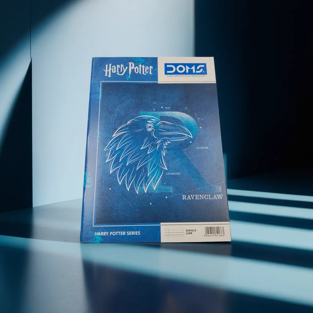 Doms Harry Potter Series Notebook | A4 Size | 172 Pages | Single Line | Centre Stapled | Paper with smooth writing experience.