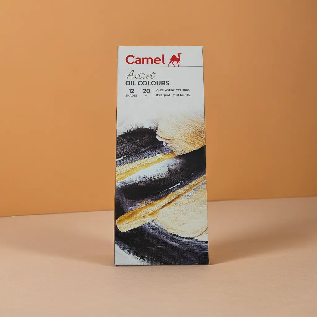 Camel Artist Oil Colours tubes | 12 shades | 20 ml each.