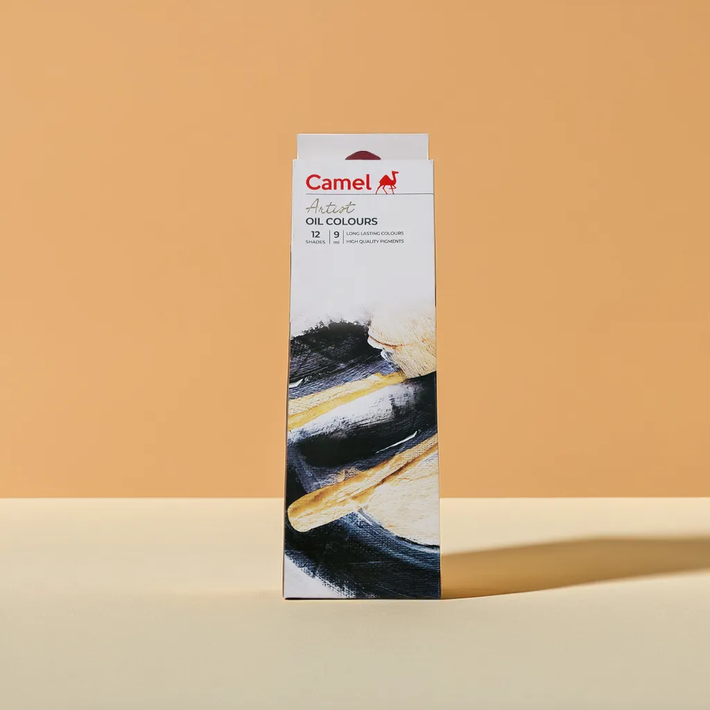Camel Artist Oil Colours tubes | 12 shades | 9 ml each.