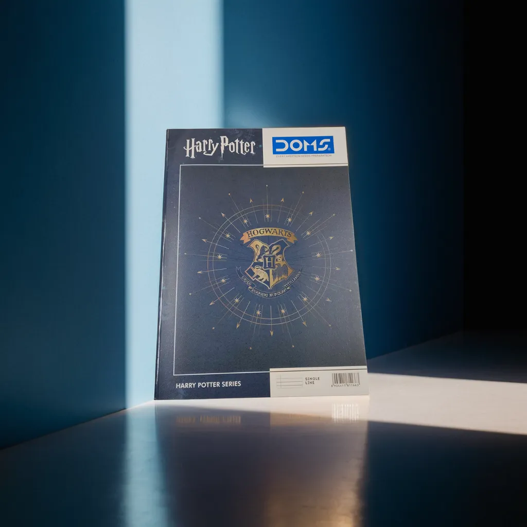 Doms Harry Potter Series Notebook | A4 Size | 172 Pages | Single Line | Centre Stapled | Paper with smooth writing experience.