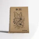 Prime Wiro Binding Notebook | Sketch book| Plain | 100 Pages | 21.0 x 29.7 cm (A4).