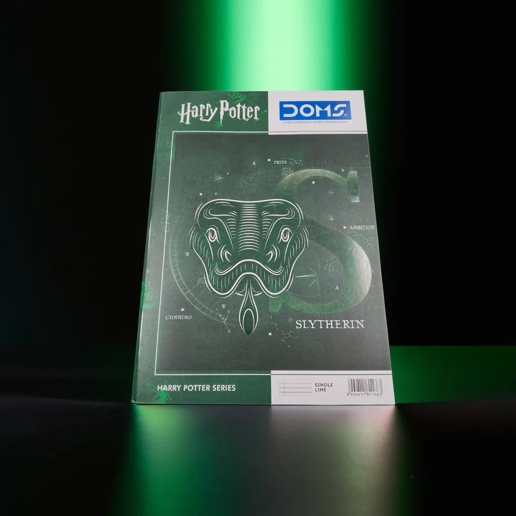 Doms Harry Potter Series Notebook | A4 Size | 172 Pages | Single Line | Centre Stapled | Paper with smooth writing experience.