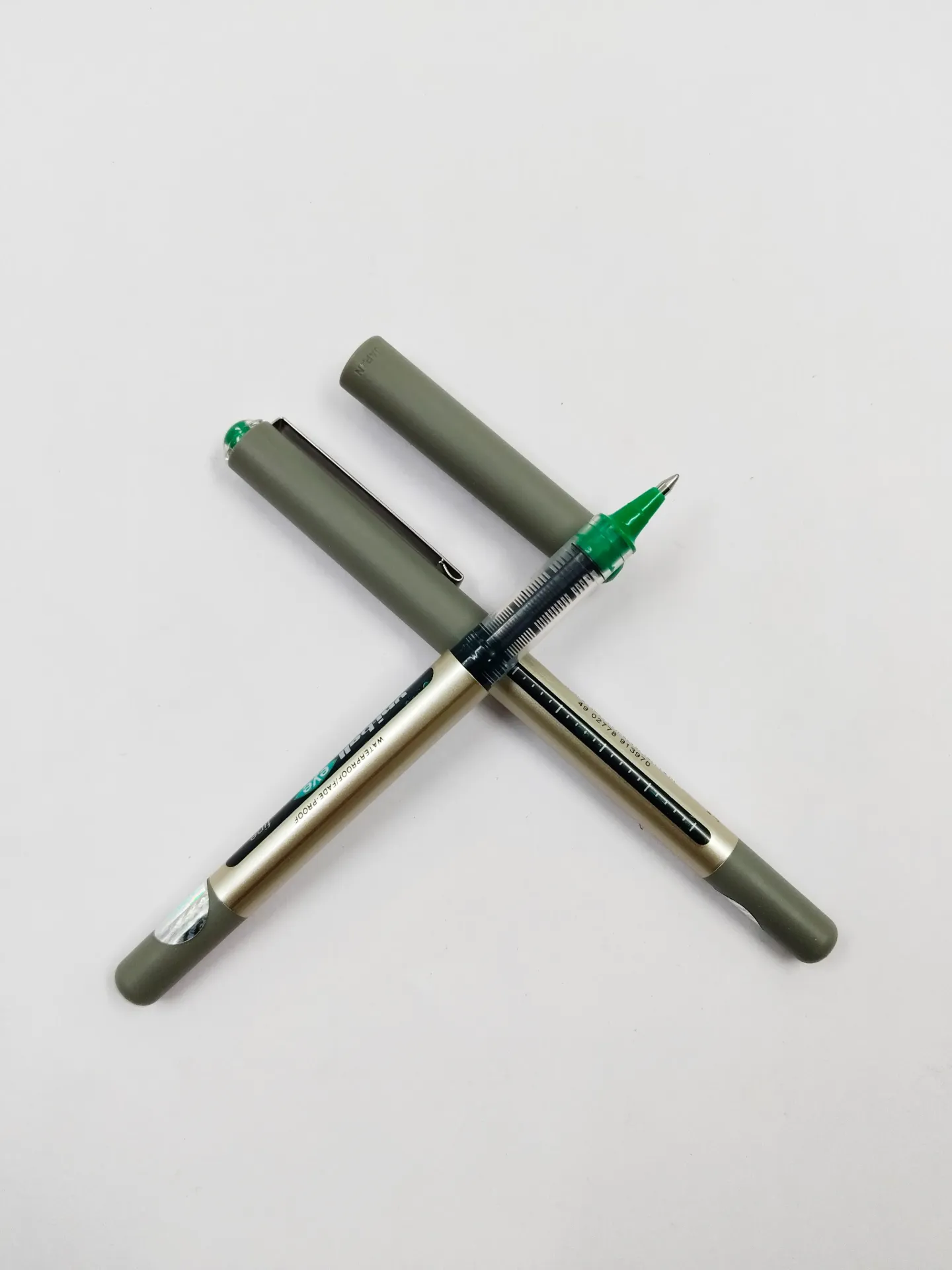 uni-ball Eye UB157 0.7mm Roller Ball Pen |  Green, Pack of 2