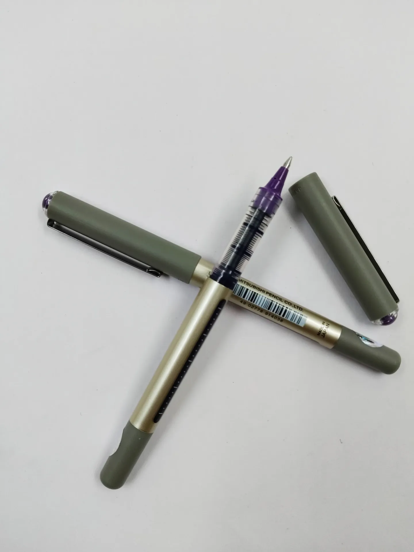 uni-ball Eye UB157 0.7mm Roller Ball Pen | Violet, Pack of 2