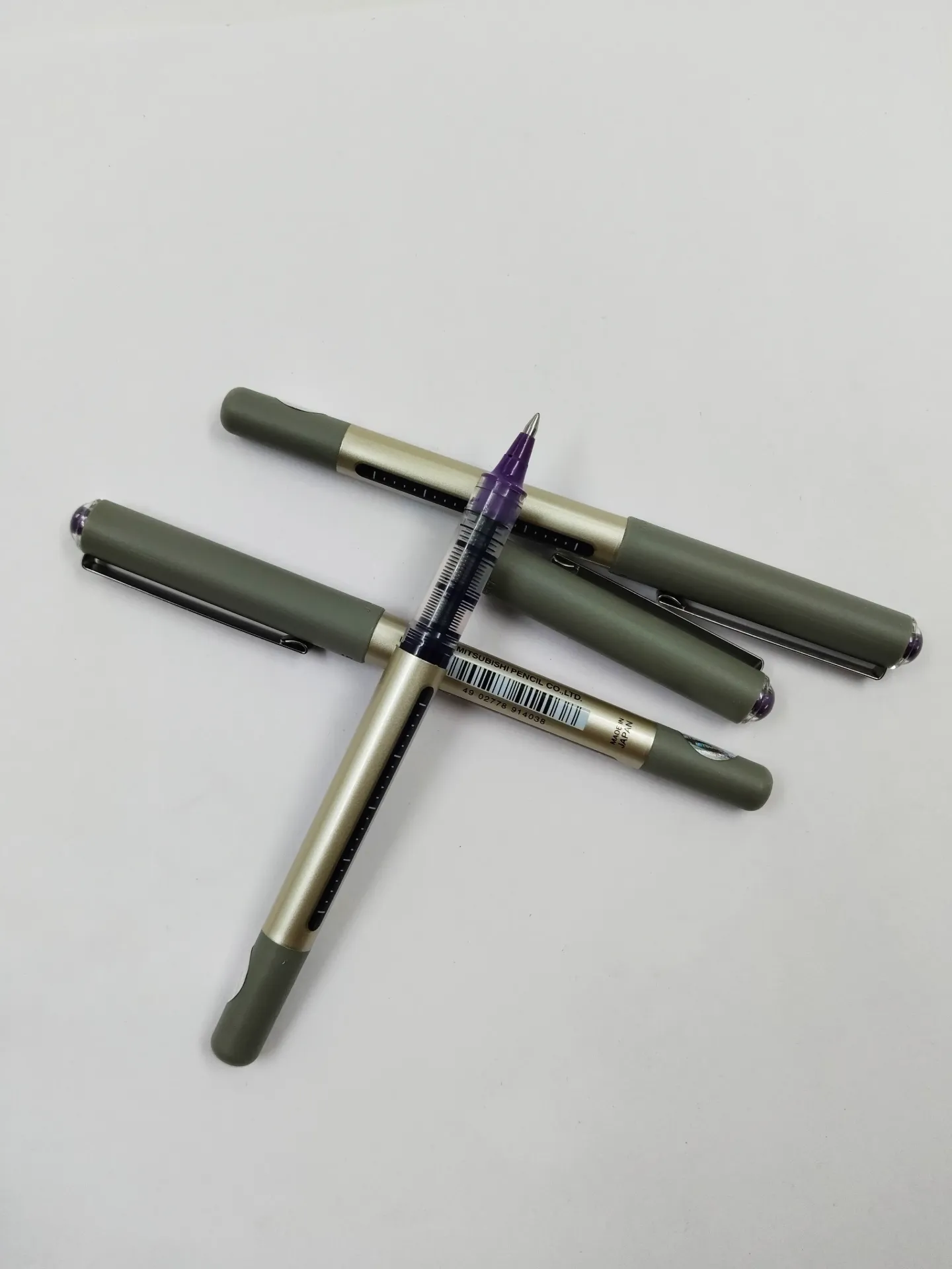 uni-ball Eye UB157 0.7mm Roller Ball Pen | Violet, Pack of 3