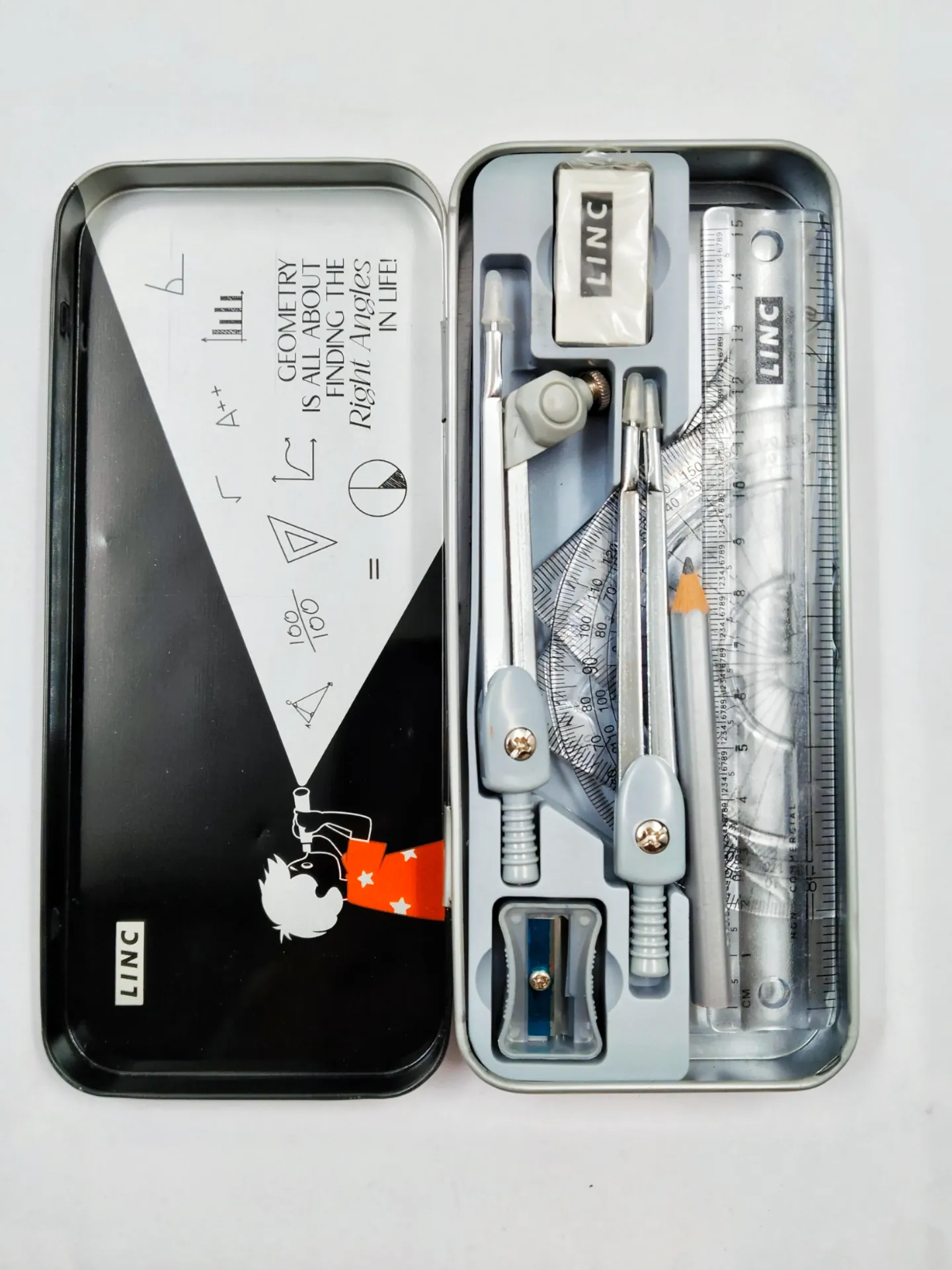 Linc Geometry Box For School/College Students