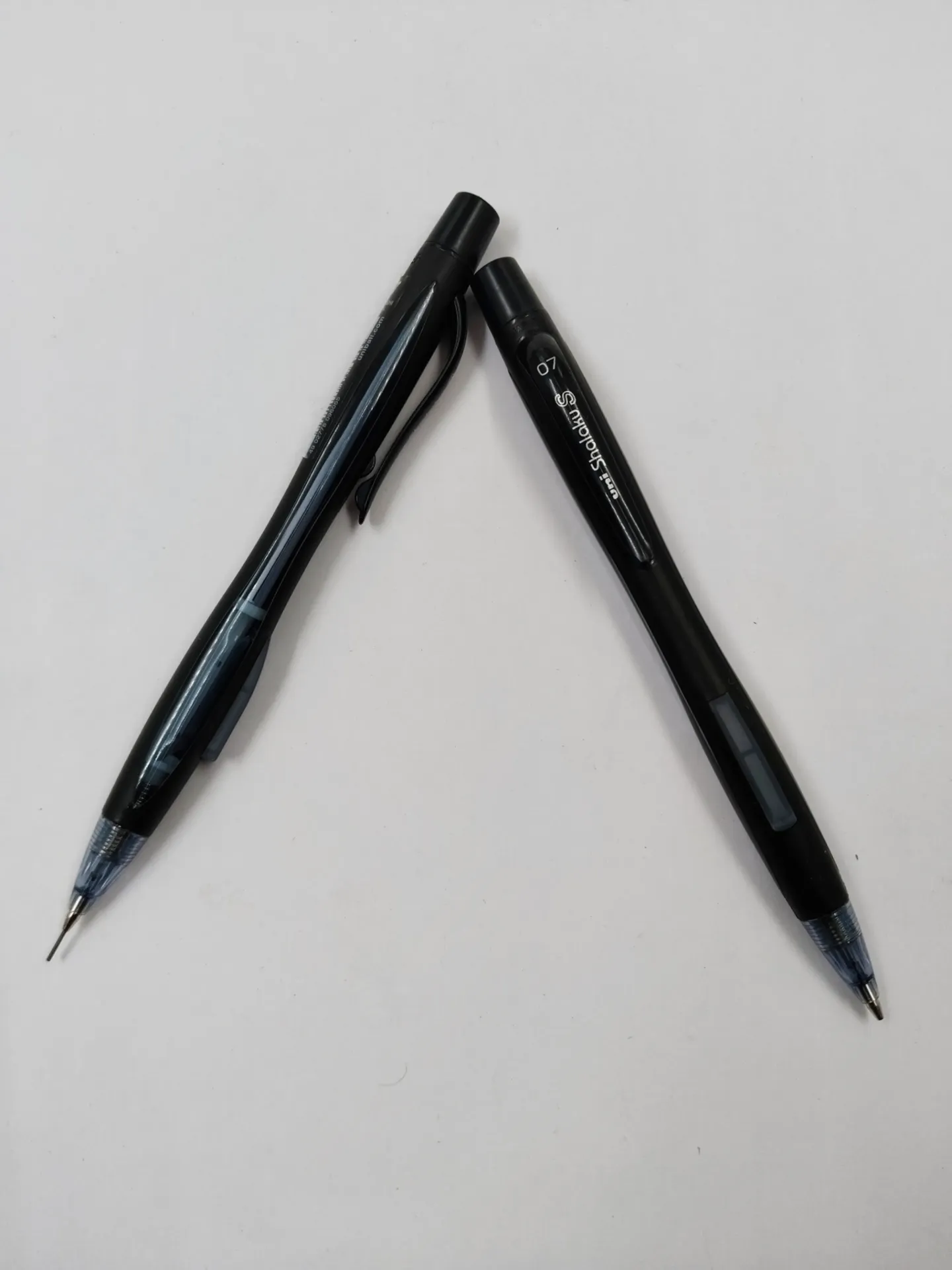 uni-ball Shalaku 0.7mm Mechanical Pencil | Rubberized Body with Unique Side Click Mechanism | Pack of 2