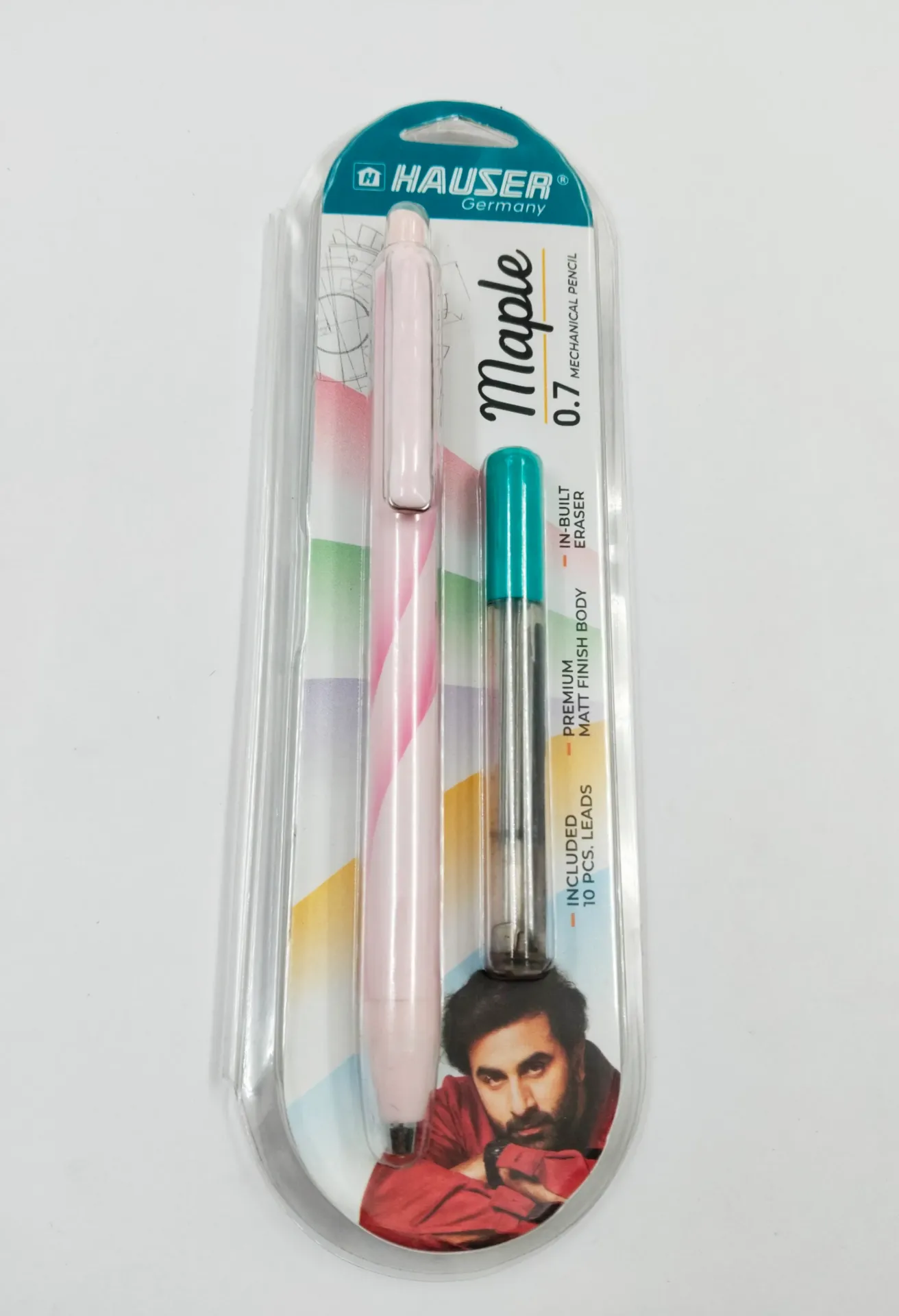 Hauser Maple 0.7 mm Lead Pencil with a free Lead box