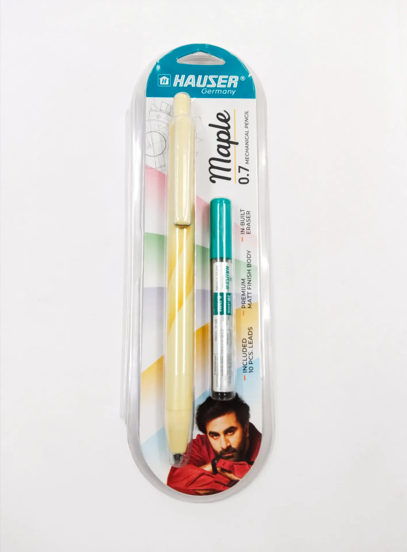 Hauser Maple 0.7 mm Lead Pencil with a free Lead box
