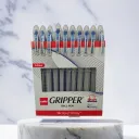 Cello Gripper Ball Pens 0.5mm comfi Tip Pack of 10 Pens for Students and Offices Best for Exams | 0.5mm Ball Pens Blue Ink