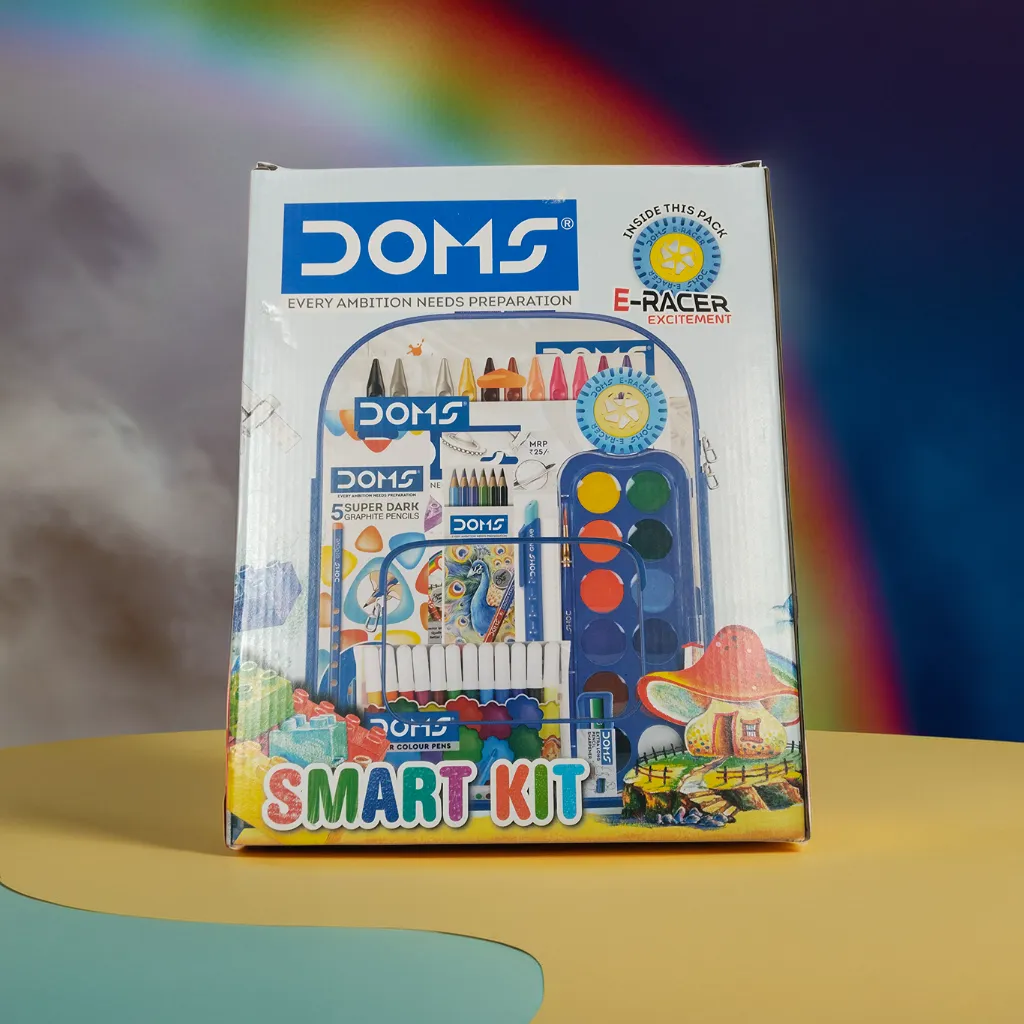 Doms Smart Kit With Various and Multiple Stationery Items  For Students