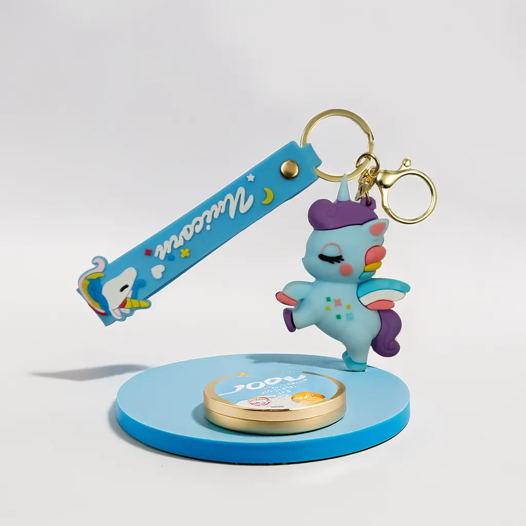 Unicorn 3D Keychain