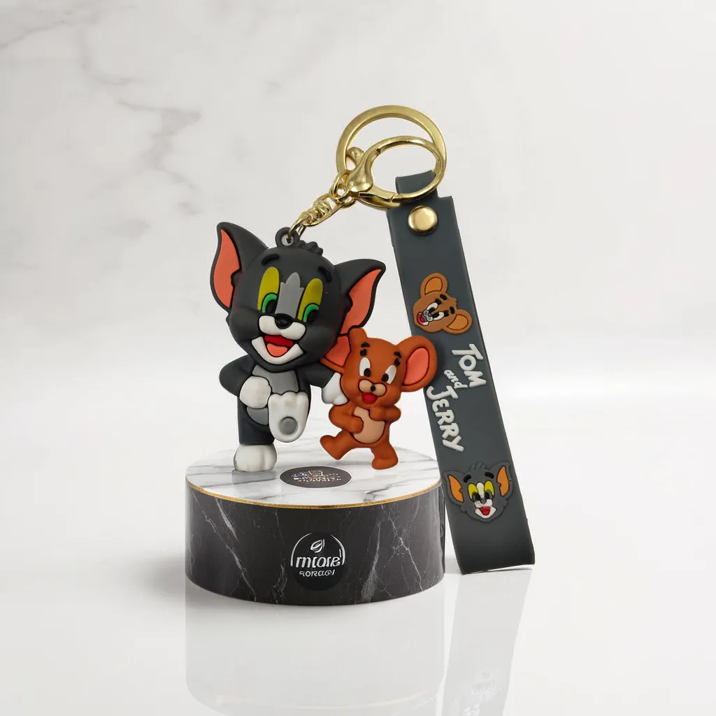 Tom and Jerry 3D Keychain