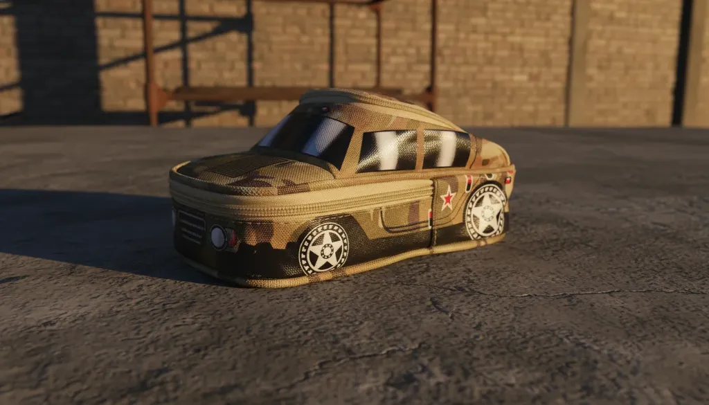 Limited Edition Car Pouch Brown
