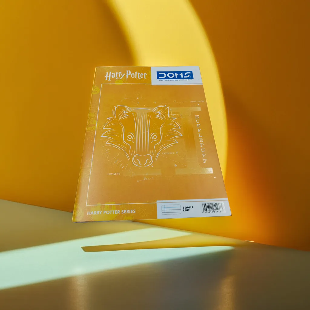 Doms Harry Potter Series Notebook | A4 Size | 172 Pages | Single Line | Centre Stapled | Paper with smooth writing experience.