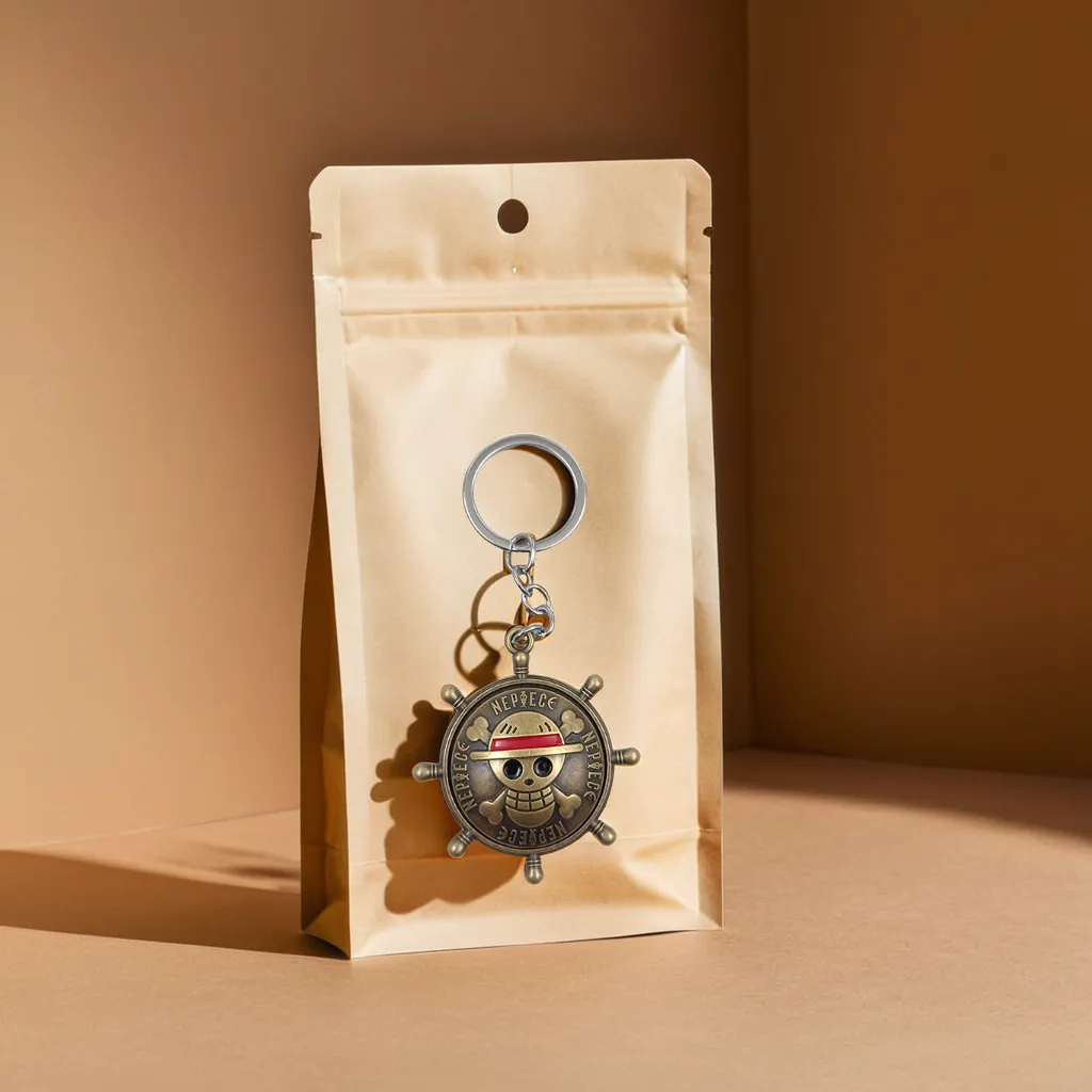 Limited Edition One Piece Spinning Metal Keychain