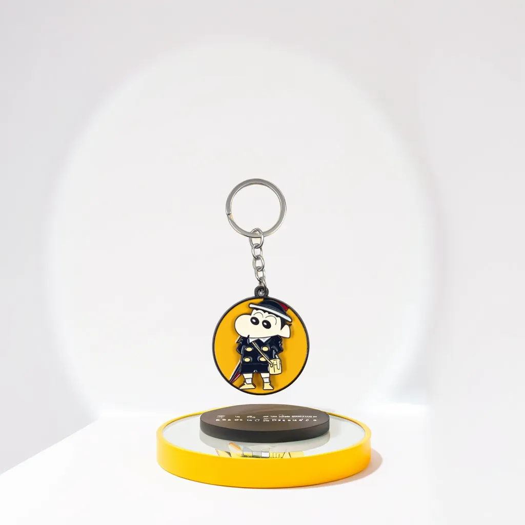 Shinchan Metal Spinning Keychain