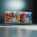 Doms Flash Series Notebook | A4 Size | 172 Pages | Single Line | Centre Stapled | Paper with smooth writing experience. Doms Register Pack of 4