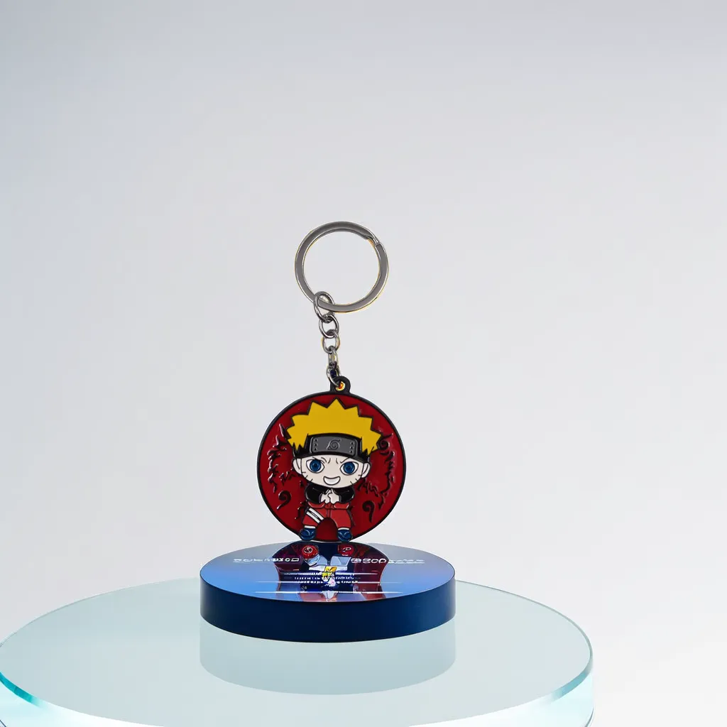 Naruto Metal Spinning Keychain