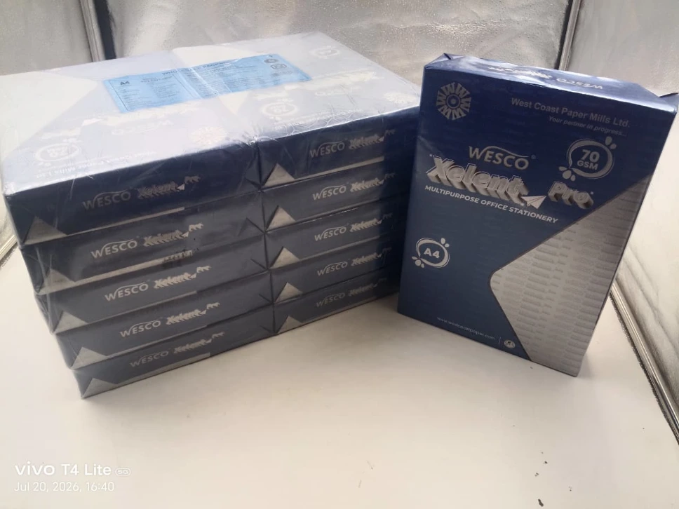 Wesco Xelnt 70 Gsm Box | Contains 10 Ream Pack ( Only for Aurangabad, Maharashtra )