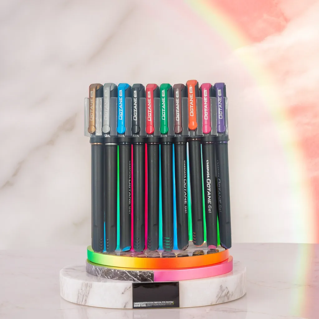 Classmate OCTANE COLOUR BURST Gel Pen | Pack contains 10 pens ( MOQ - 5 pack )