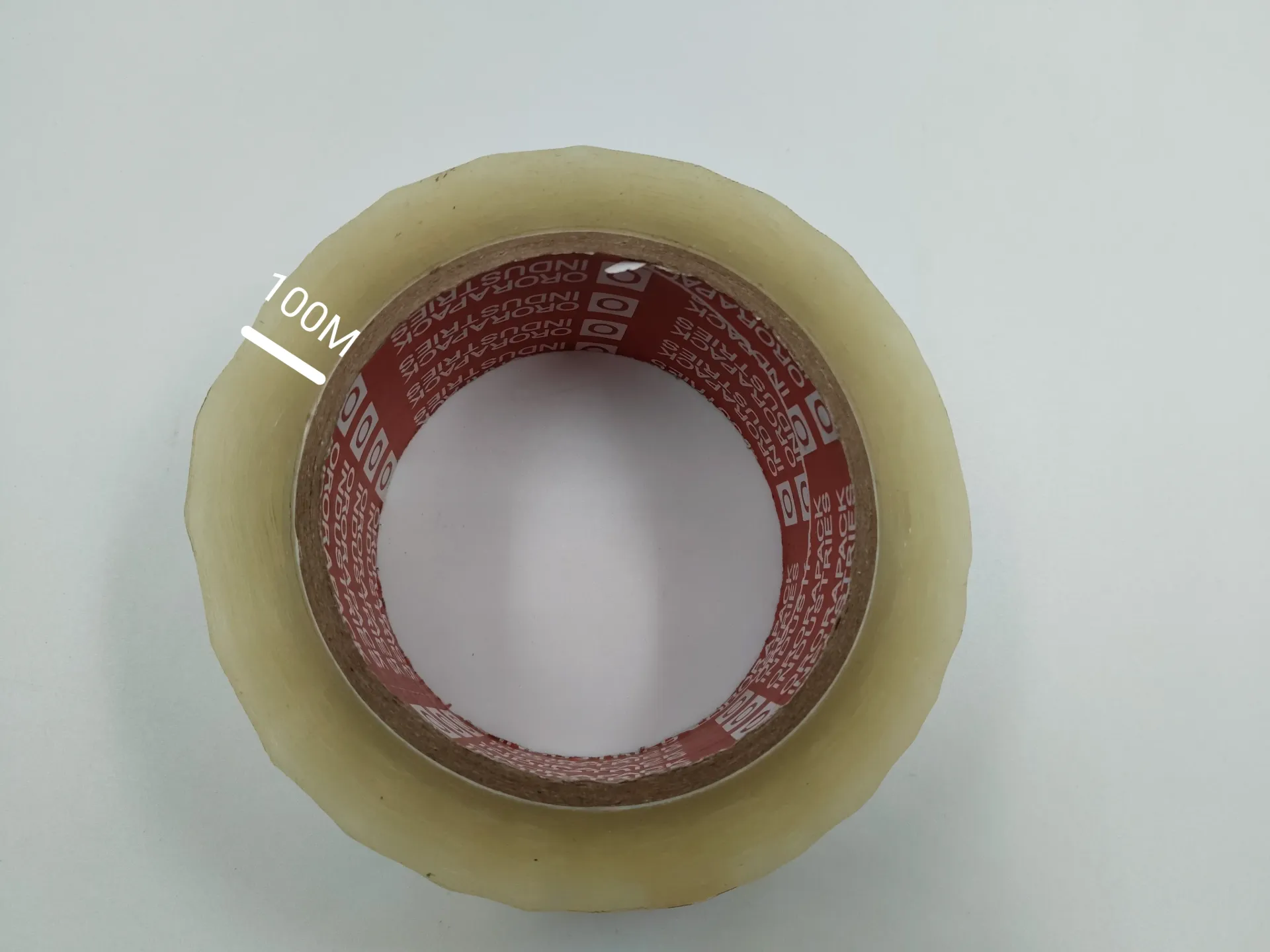 White Transparent Tape For Packing | High-Strength Packaging Tape | Self Adhesive Tape | 100 meter length.( MOQ - 5 pack )