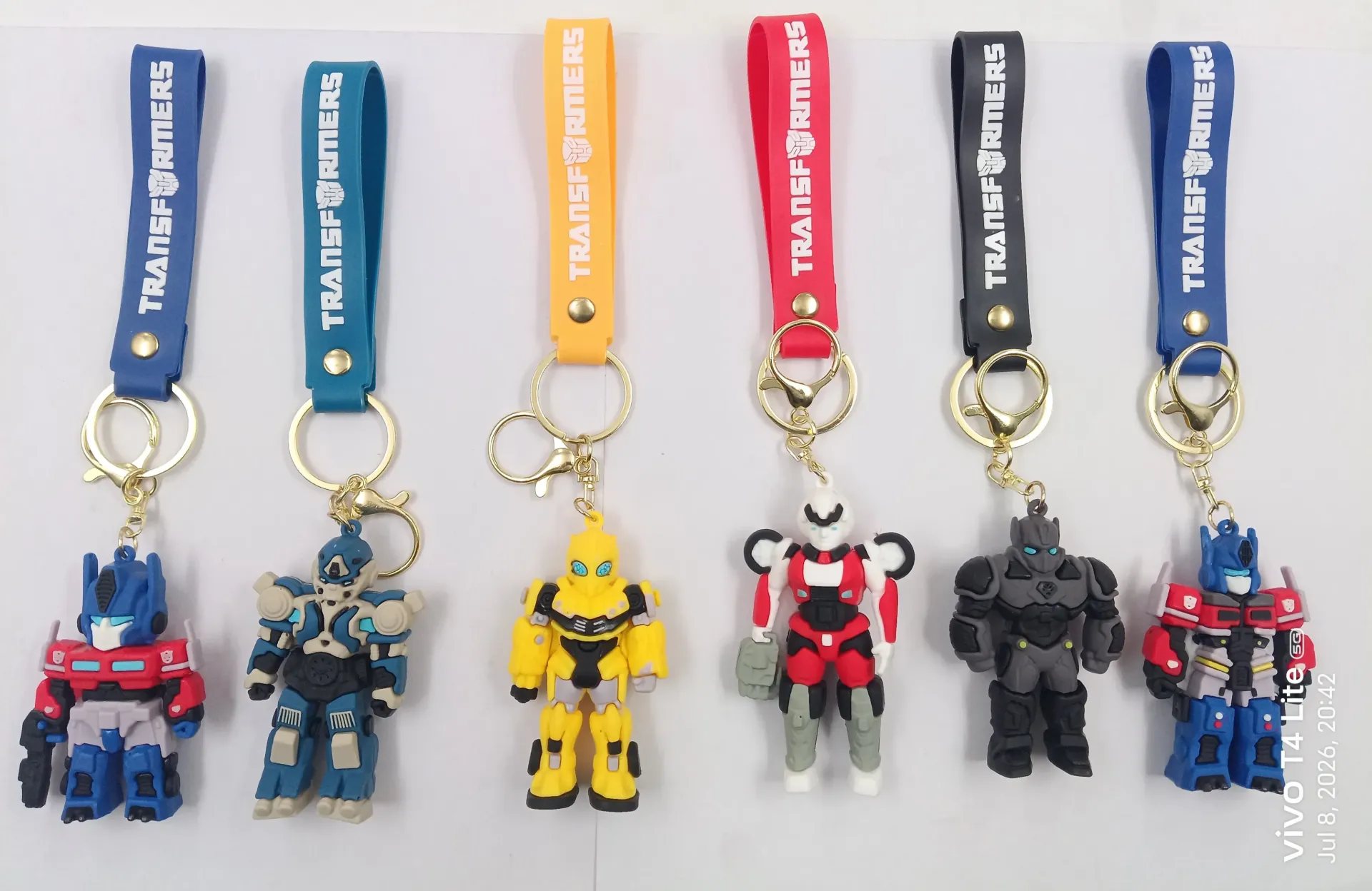 3D Silicon Transformers Keychain | Packet Contains 50 pieces of Different types and color of Transformers Keychain ( With Packaging ) MOQ - 1 Box ( 50 Pieces )