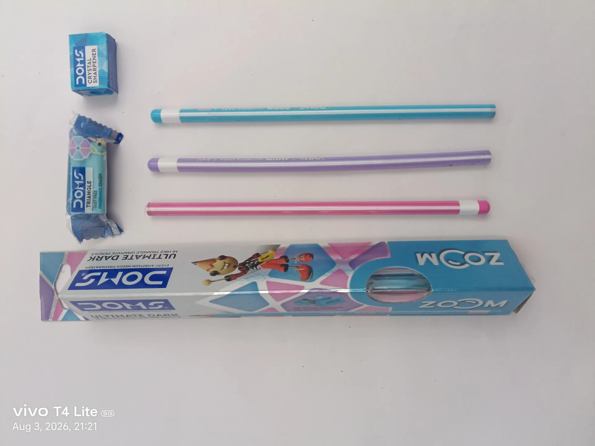 Doms Zoom Pencil Box | Box Contains 10 Pencil Pack