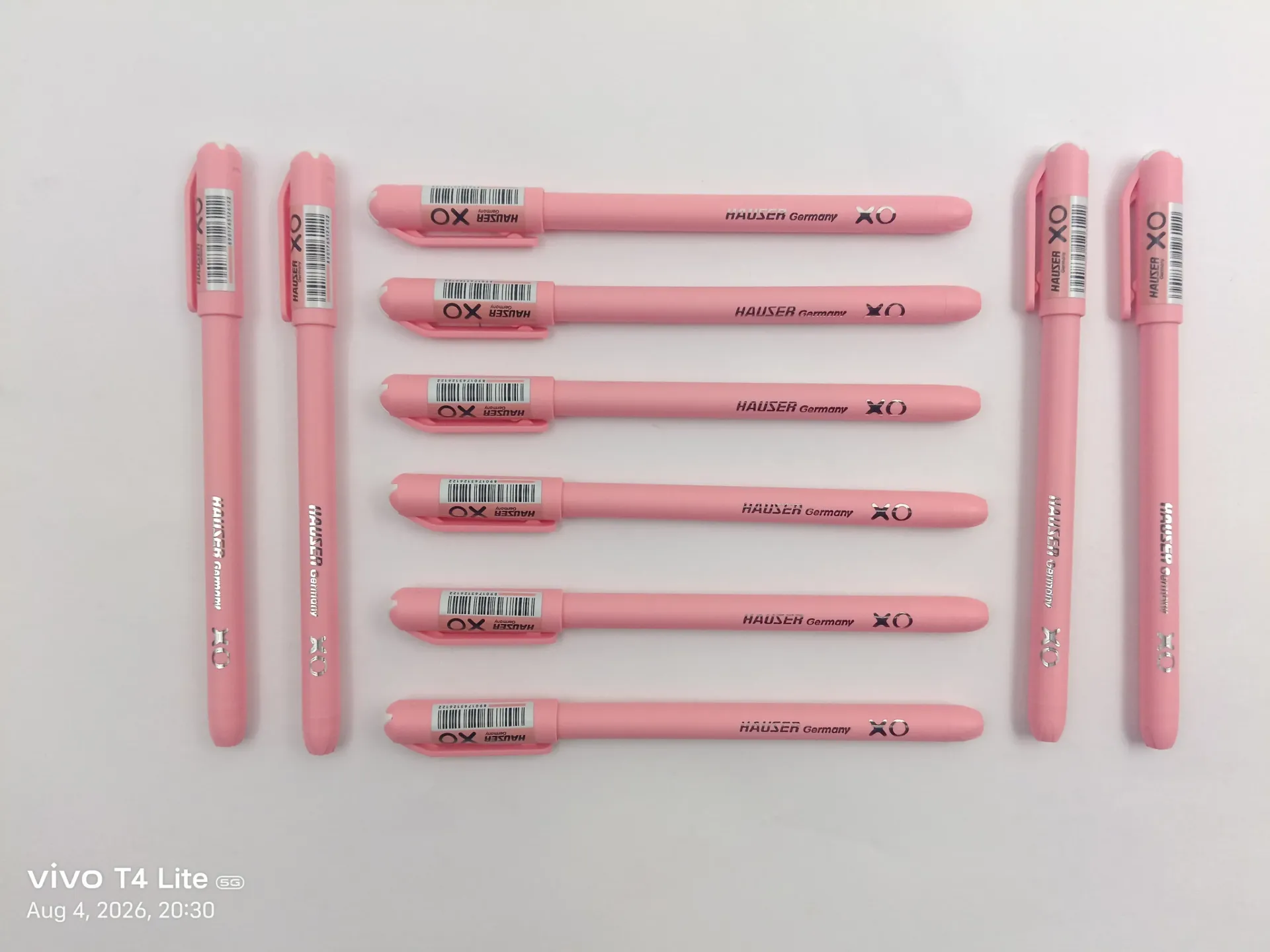 Hauser red Ball Pen Pack | Pack Contains 10 red Ball Pen | MOQ - 5 pack Set ( 50 Pen )
