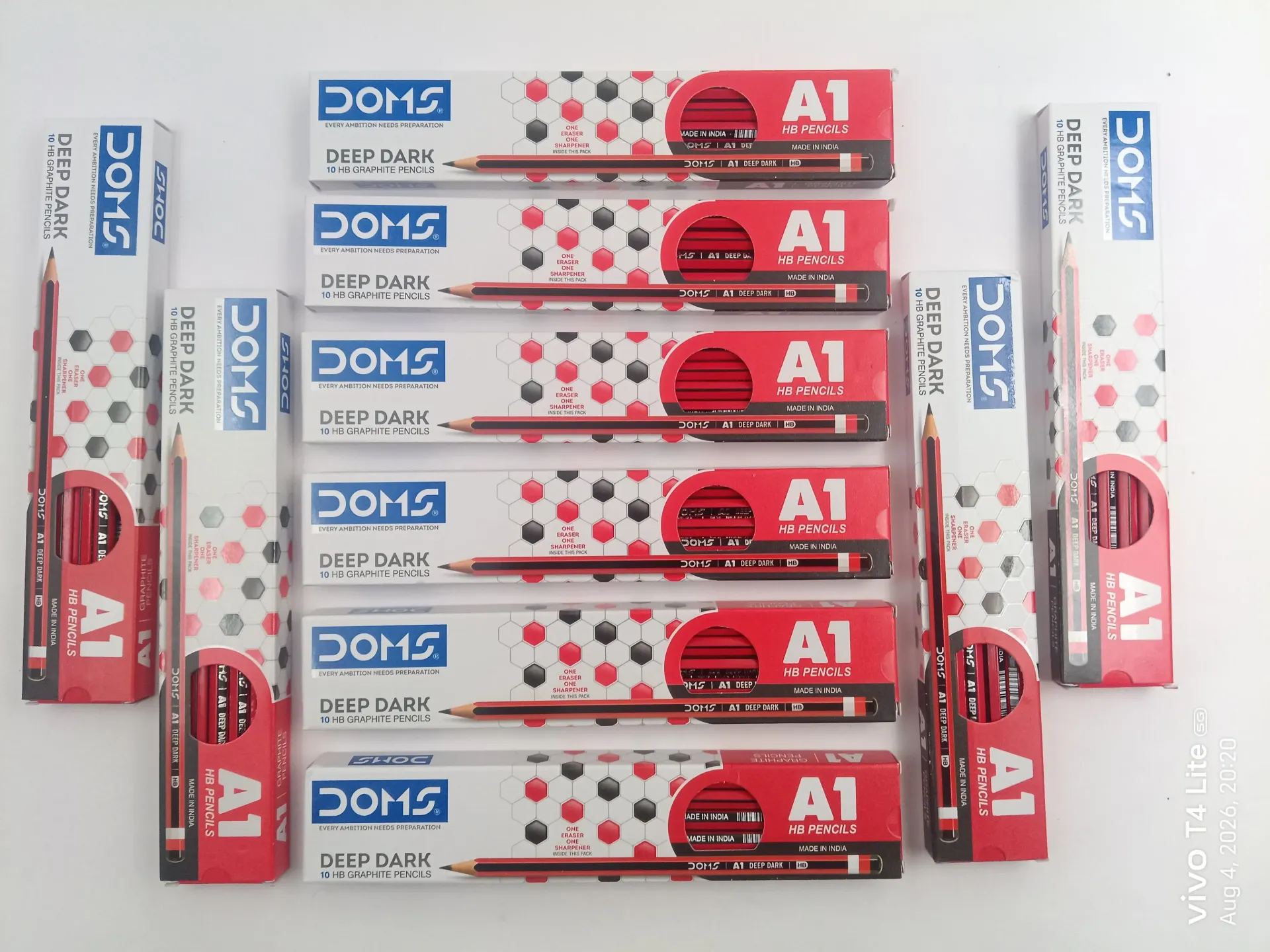 Doms A1 Deep Dark Pencil Box | Box contains 10 Pencil Pack