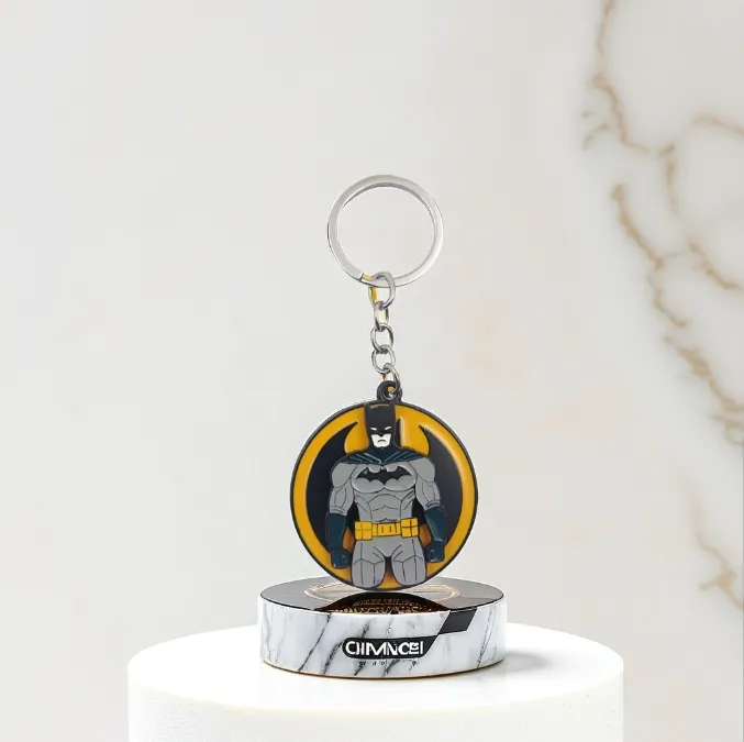 Batman Spinning Metal keychain