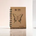 Prime Wiro Binding Notebook | Sketch book| Plain | 100 Pages | 10.5 x 14.8 cm (A6) Pocket size.