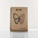 Prime Wiro Binding Notebook | Sketch book| Plain | 100 Pages | 14.8 x 21 cm (A5).