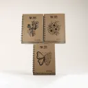 Prime Wiro Binding Notebook | Sketch book| Plain | 100 Pages | 14.8 x 21 cm (A5). Pack of 3